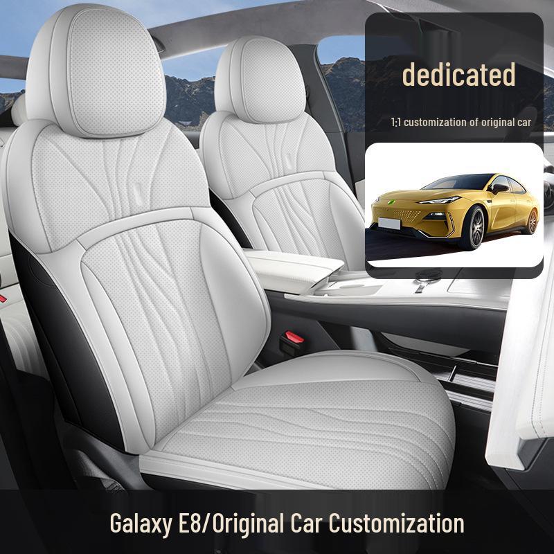 Galaxy E8 Full Leather Universal Car Seat Cushion - Four Seasons Model