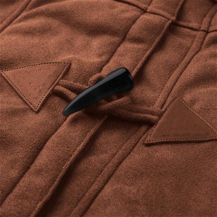 Dámské ležérní módní svrchní oblečení s dlouhým rukávem, s kapucí, bunda, kabát, podzim, zima, jednobarevný potisk