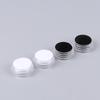 2Pcs Transparent Round Gemstone Display Collection Storage Box Jewelry Gems Loose Diamond Container Jar Organizer Tray Case&Lid