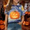 Kids' Casual Halloween Printed T-Shirt for Boys and Girls