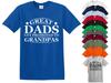 Great Dads Get Promoted To Grandpas T-Shirt for Dad Mens Funny Tshirt Top Tee