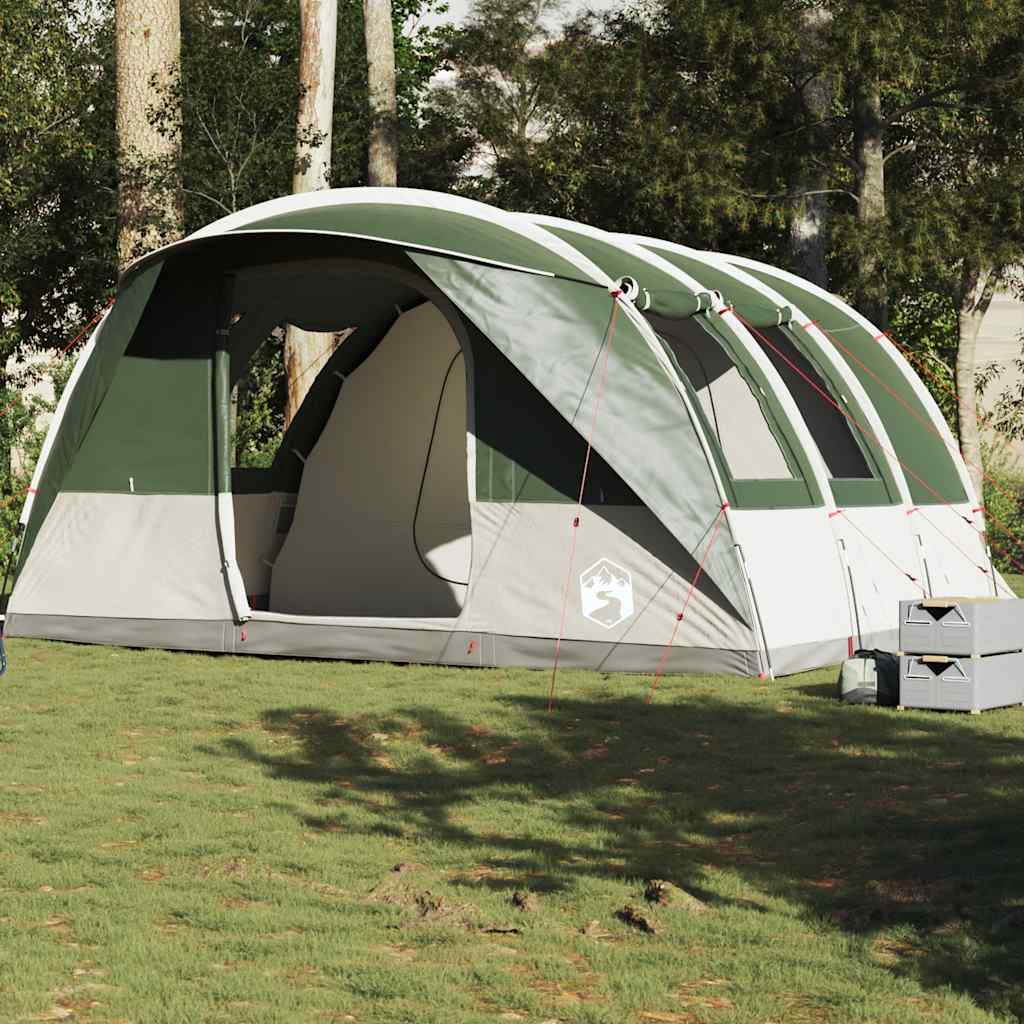 Vidaxl Tourist Tent, 5-Person, Tunnel, Green, Waterproof