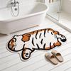 Cartoon Animal Alien-Shaped Plush Rug, Bedroom Bedside Carpet, Absorbent and Non-Slip Bathroom Mat, Home Decor
