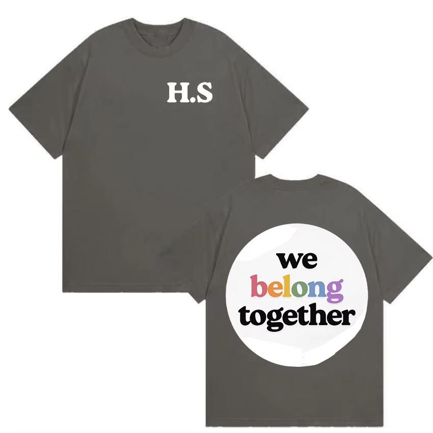 Harry Styles We Belong Together Graphic T Shirt Men Women ONeck Fashion Casual Cotton Tshirt Pop Fans Gift Clothing Tshirt