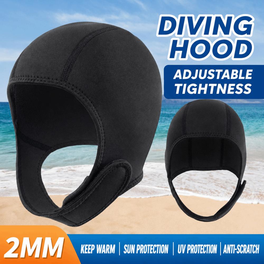 2MM Diving Hood Quick Dry Water Sports Hood Skin Friendly Swim Cap Diving