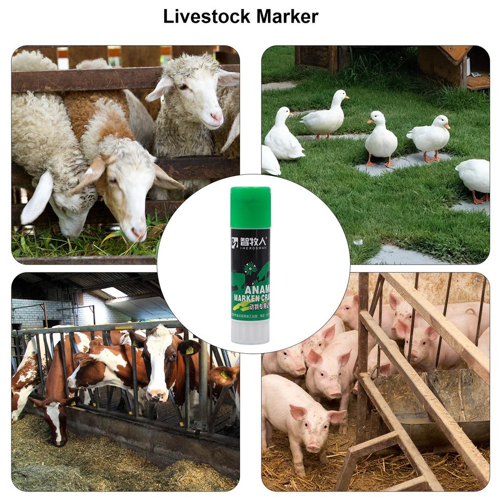 1 Piece Livestock Marking Crayon Wax Marker Pencil for Pig Cow Goat Sheep Horse Donkey Farming Supplies