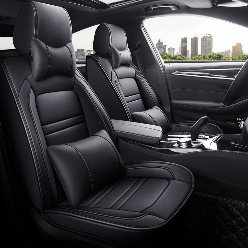 Compatible with 2013, 2015, 2016 Buick Excelle Leather Car Seat Cover, All-Season, Full Coverage