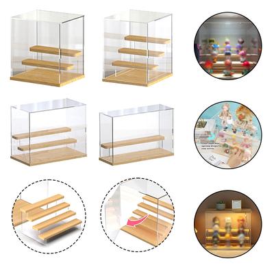 2/3/4 Layers Acrylic Storage Box Blind Box Doll Toys Gift Display Rack Cosmetic Perfume Storage Shelf Home Decor Organizer Stand