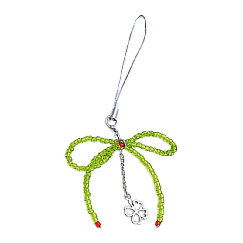 Unique Bowknot Pendant Phonechain Trendy Keychain Accessory  Simple Portable Phone Decoration for Bags and Cameras