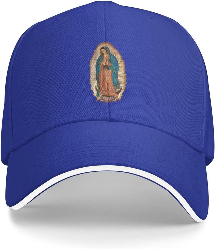 Our Lady of Guadalupe Virgin Mary Baseball Cap Polyester Adjustable Classic Hat Unisex Outdoor