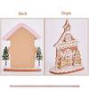 Creative New Christmas Decoration Items, Christmas Snow House Soft ClayChristmas House Decoration Pieces