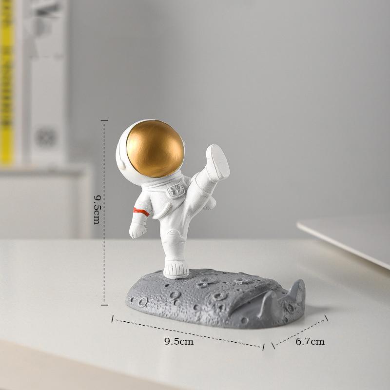 Violent Bear Decoration Creative Light Luxury Mobile Phone Holder Home Living Room Study Desktop Cute Lazy Bracket Decoration