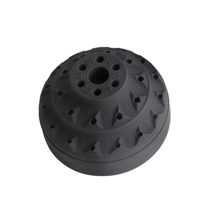 Plastic Rotating Tool Box Rotary Bur Holder for Tool Organization and Easy Cleaning Screwdriver Rotating Storage Box
