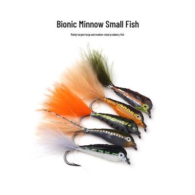 Bioninė minnow ešeriui ir šamiui dirbtinis masalas upėtakiams, bosams, lydekoms