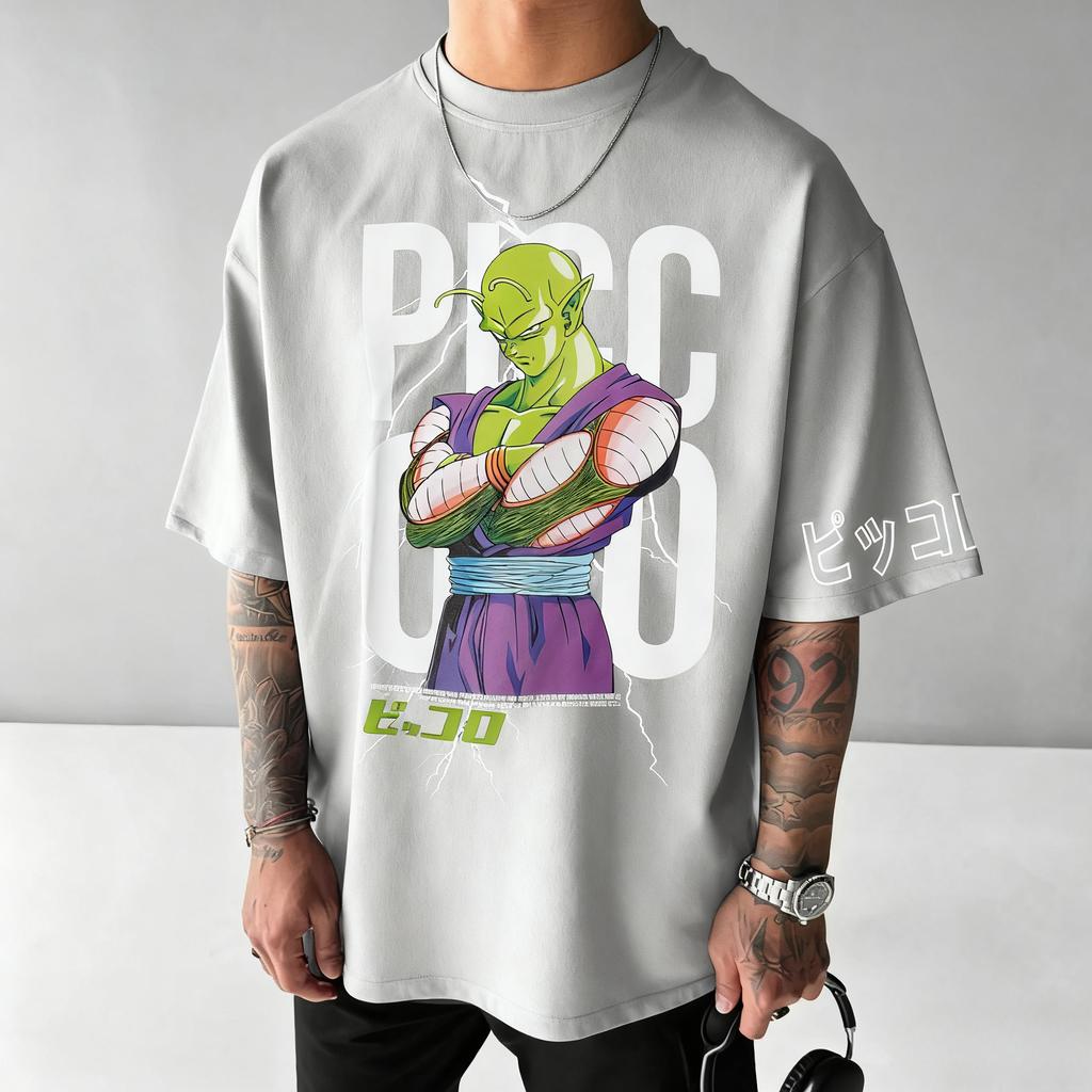 Dragon Ball Piccolo Anime Printed T-shirt Men's and Women's T-shirt Men's Top Sports T-shirt Men's T-shirt 2026 Summer New Tee