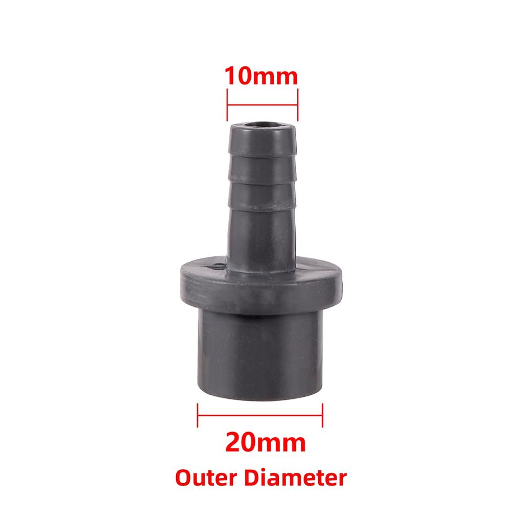 Grey PVC Water Pipe Fittings OD20/25 To 8/10/12/14/16/18/20mm Reducing Joint Garden Irrigation Aquarium Drainage System Coupling