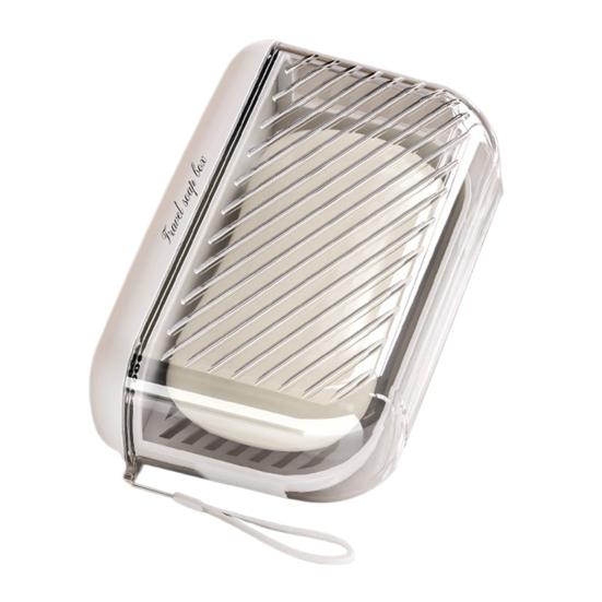 Yousheng Travel Soap Case with Lid Leakproof Soap Container with Drainage Layer Portable Bar Soap Holder for Camping Gym Bathroom Kitchen Dormitory