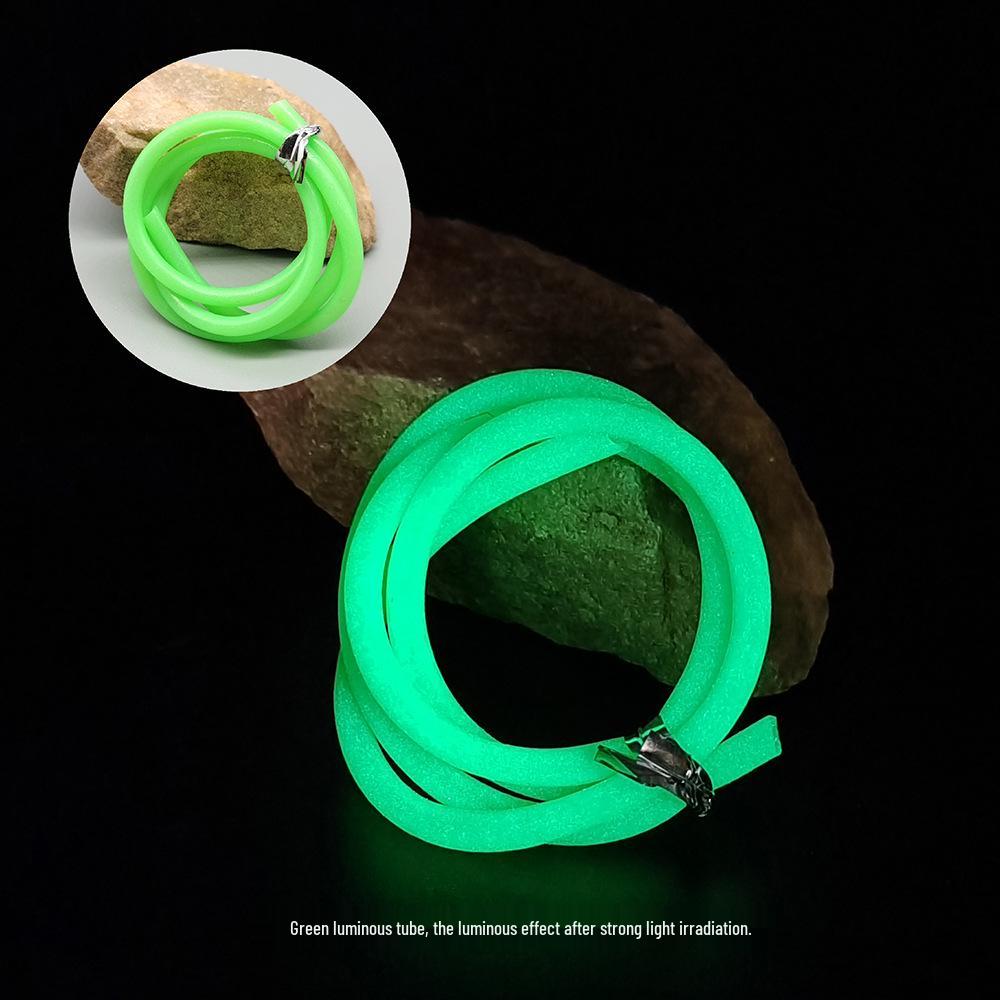 Egret Fly Luminous Silicone Anti-Bite Fishing Tube, 3/4/5mm Thick, Attracts Fish for Sea & Boat Fishing