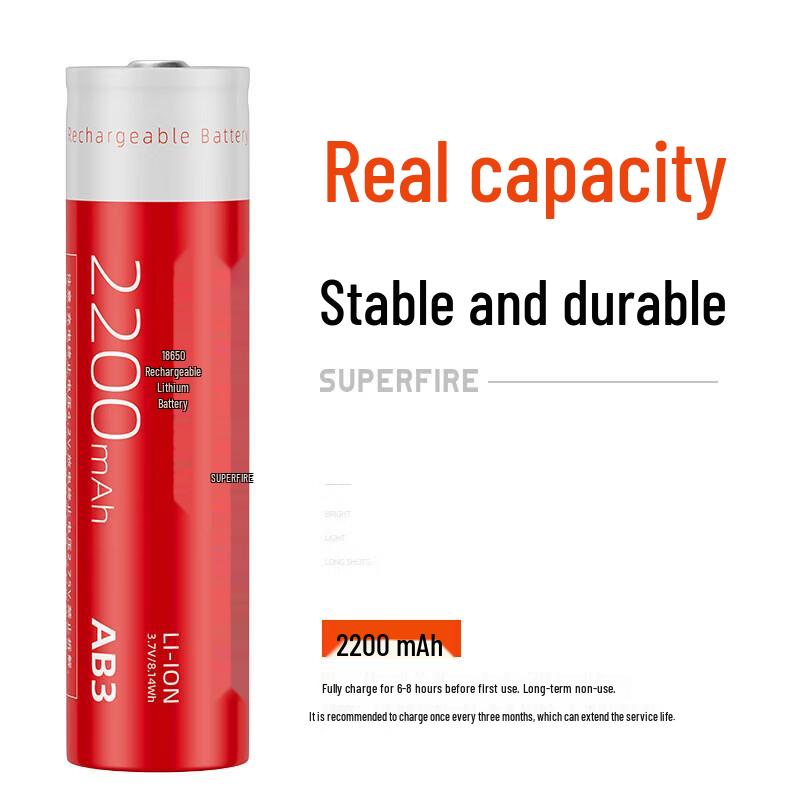 Shenhuo 18650 3.7V/4.2V Pointed-tip Lithium Battery
