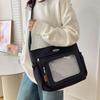 Zipper Bag Transparent Bags Cotton Doll Bag Shoulder Bag Solid Color Itabag  Small Item Bag