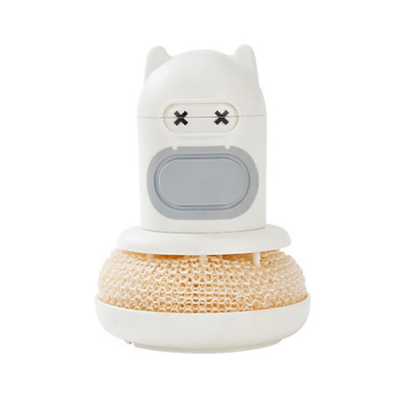 Kitchen Wash Pot Dish Brush With Dispenser Liquid Filling By Pressing Does Not Hurt Pan Automatic Cleaning Brushes