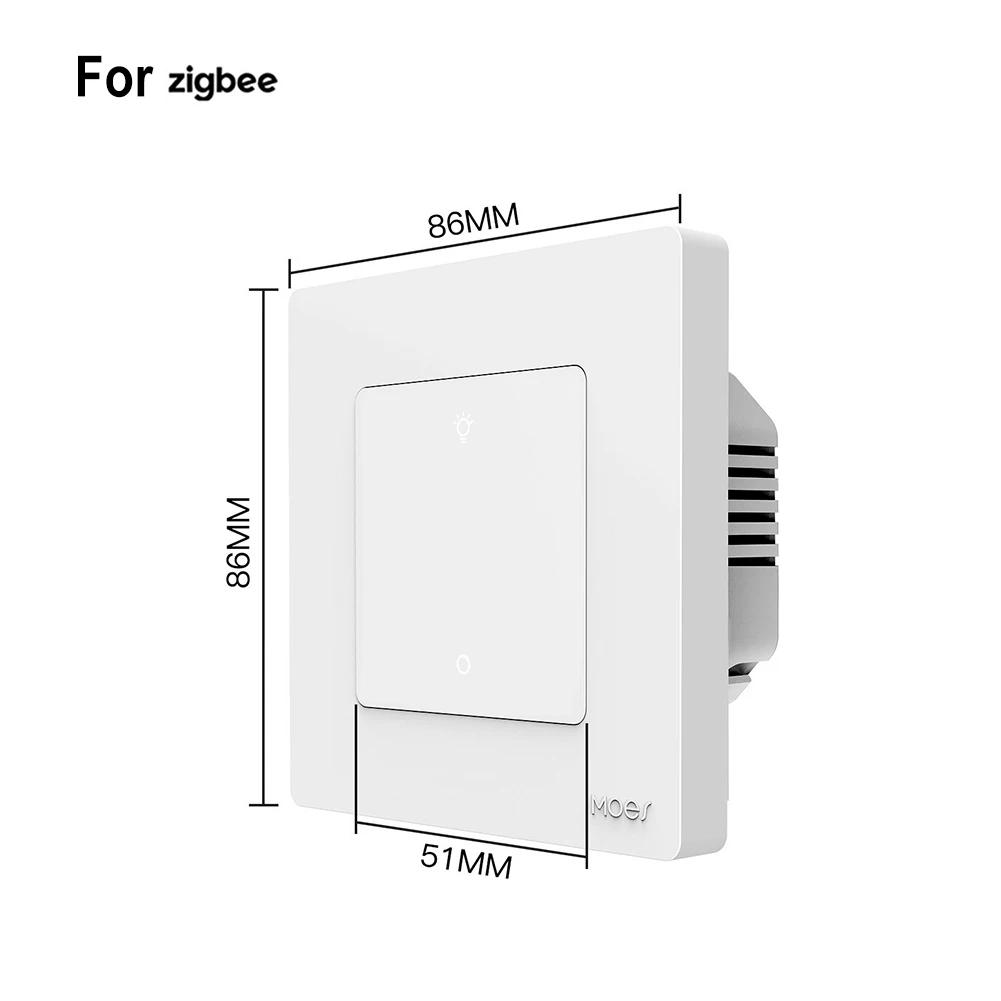 Smart For Zigbee Dimmer Switch with Multi Control and APP Scheduling 13 Gang Dimmable Switch Compatible with Voice Assistants