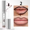 Lippenkonturenstift Peeling Lip Stain Tattoo Langanhaltend Matt Wasserdicht Wischfest Transferfest Lippenkosmetik für den ganzen Tag