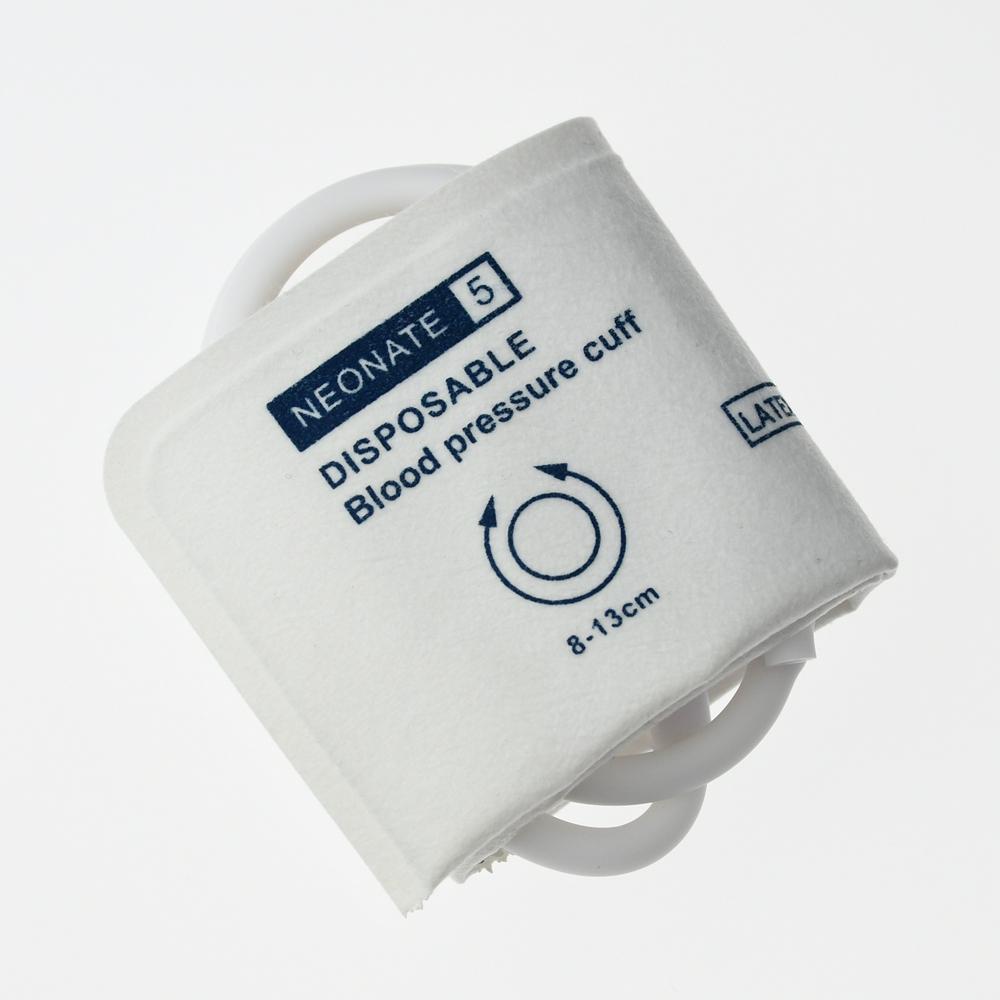 Disposable NIBP Dual Tube Cuff, Medical Upper Arm Cuff, for Digital Blood Pressure Monitor, Blood Pressure Monitor Wrap Cuff