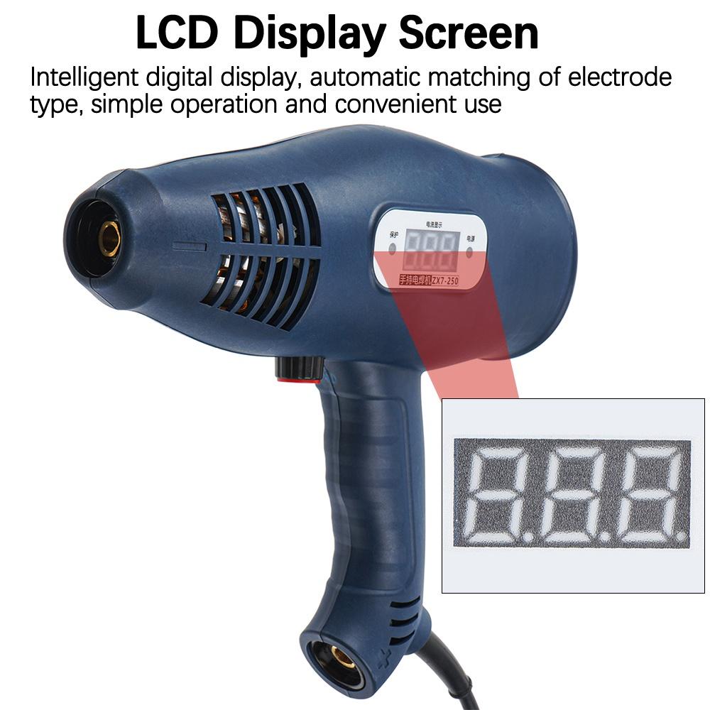 220V Handheld Portable Electric Arc Welding Machine Equipment Automatic Digital Intelligent Spot Welders Current Adjustment 3000W