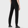 Emporio Armani Ss22 Solid Color Logo Embroidered Cuffed Knit Sweatpants Women Bottoms Black 3L2P6E-1JHSZ-0999