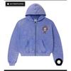 Oversized Hooded Sweatshirt With Vintage Print Y2K Goth Streetwear Unisex Loose Fit Fall Casual Top