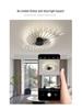 Nordic Fireworks Rotating LED Ceiling Light - High-End Living Room and Bedroom Lighting