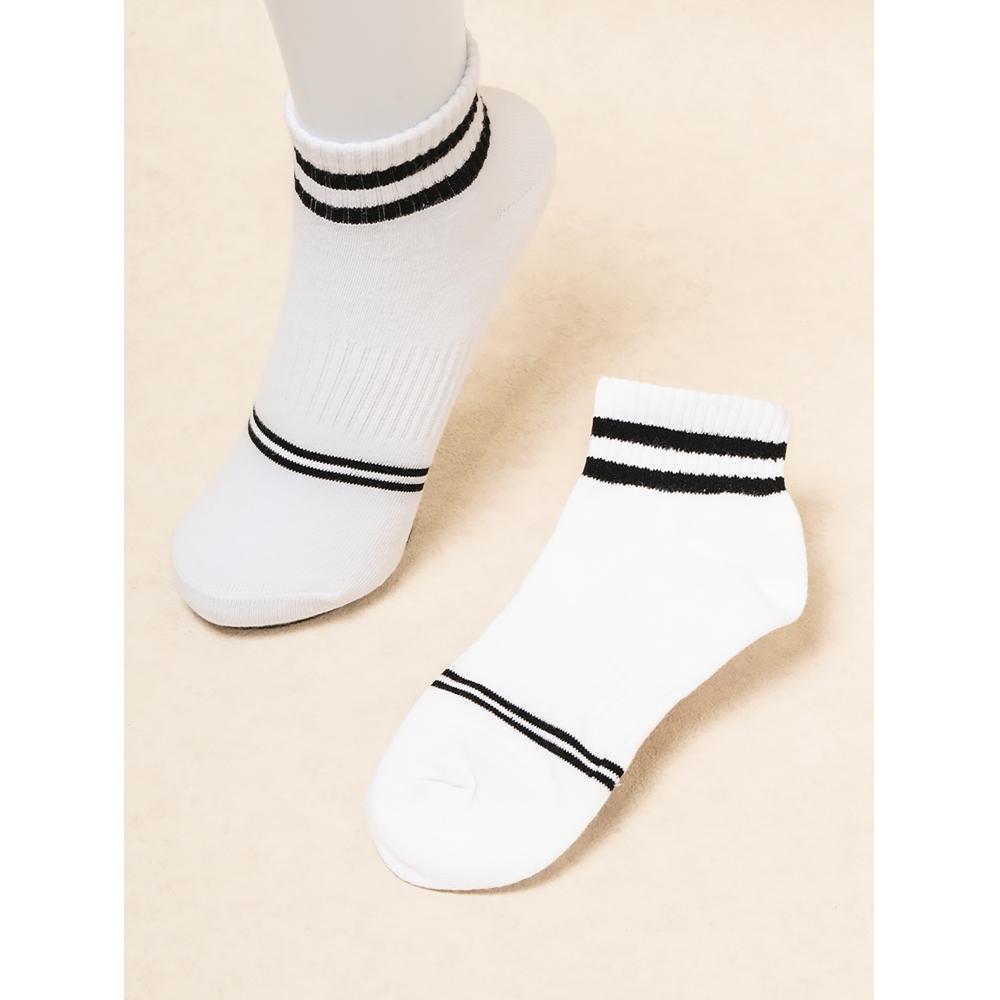 DaiSo Women S Running Short SockS White