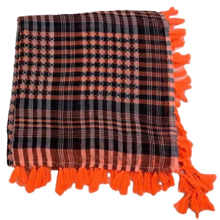 Jacquard Lattice Shemagh Arab Scarf Adult Cycling Hiking Keffiyeh Headscarf