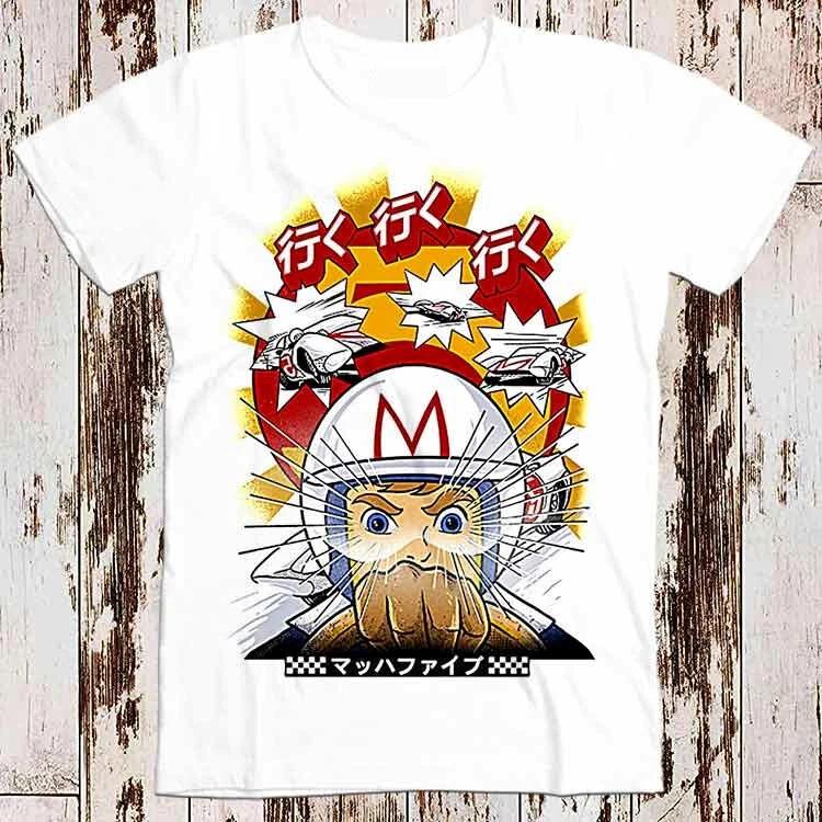 Go Speed Racer Go Japanese Poster Special Edition Best Seller T Shirt Music 8527 L