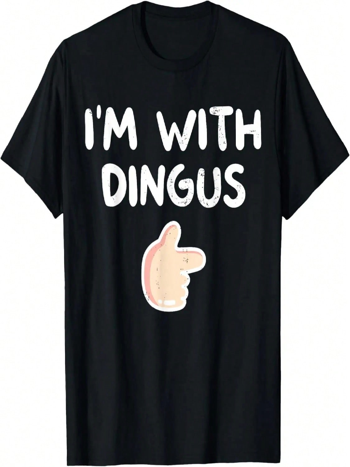 I m With Dingus Vintage Retro Funny Hilarious Saying Quote T-Shirt S разноцветный