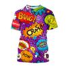 3D Pop Art Aufdruck Bombenexplosion Herren Grafik T-Shirts Sommer Lustiges T-Shirt Streetwear Y2K Mode Herren T-Shirt 6XL Kinder Oberteil