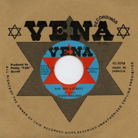 

7inch Record DADDY FREDDIE - Bad Boy A Street DSRPFB704 Vena/Dub Store 1987 Japan Reggae, Ska & Dub