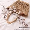 Silk Plum Blossom Simulation Flowers for Home Decor: Perfect for Living Room, TV Cabinet, or Coffee Table Arrangements.
