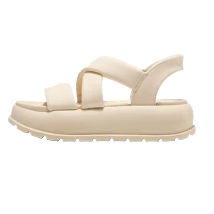 Skechers Solid Color Slip-On Comfortable Simple Beach Sandals Women sandals 120046-OFWT 35