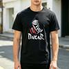 Unisex Dakar Rally Motorcycle Rider Graphic Print T Shirt Unisex Soft Cotton Short Sleeve Top Vintage Biker Streetwear Casual Gift