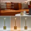 1 Pack LED Cordless Table Lamp 5000mAh Rechargeable Touch Control 3 Color Dimmable For Bedroom Outdoor Patio Restaurant