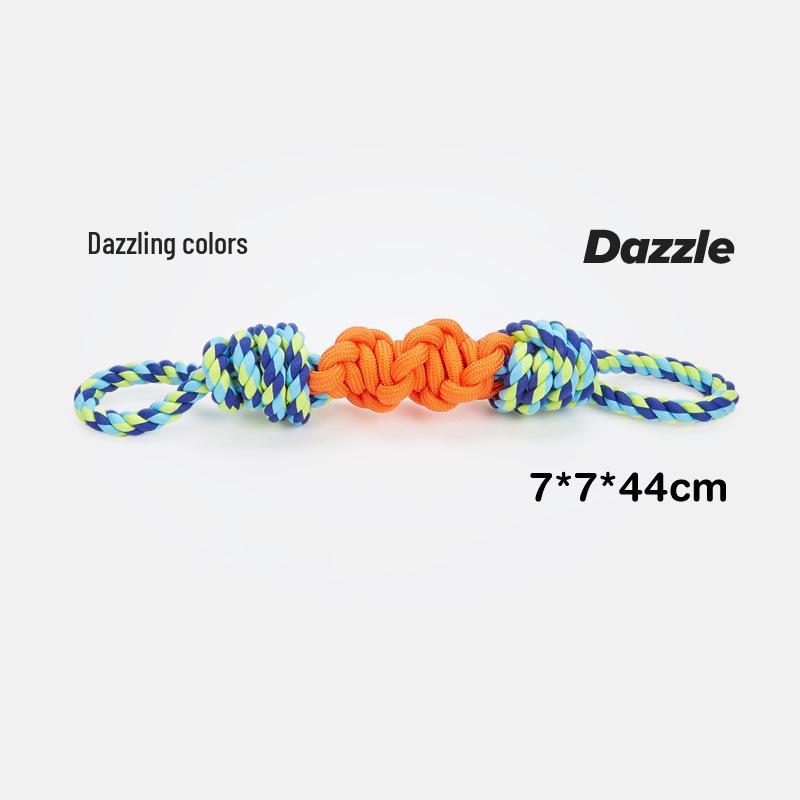 FOFOS Durable Teething Rope Tug Toy for Dogs and Puppies