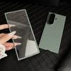 For Samsung Z Fold 7 6 5 4 3 Carbon Fiber Magnetic Case Ultra Thin Hard PC Shockproof With Tempered Film Screen Protection Cover