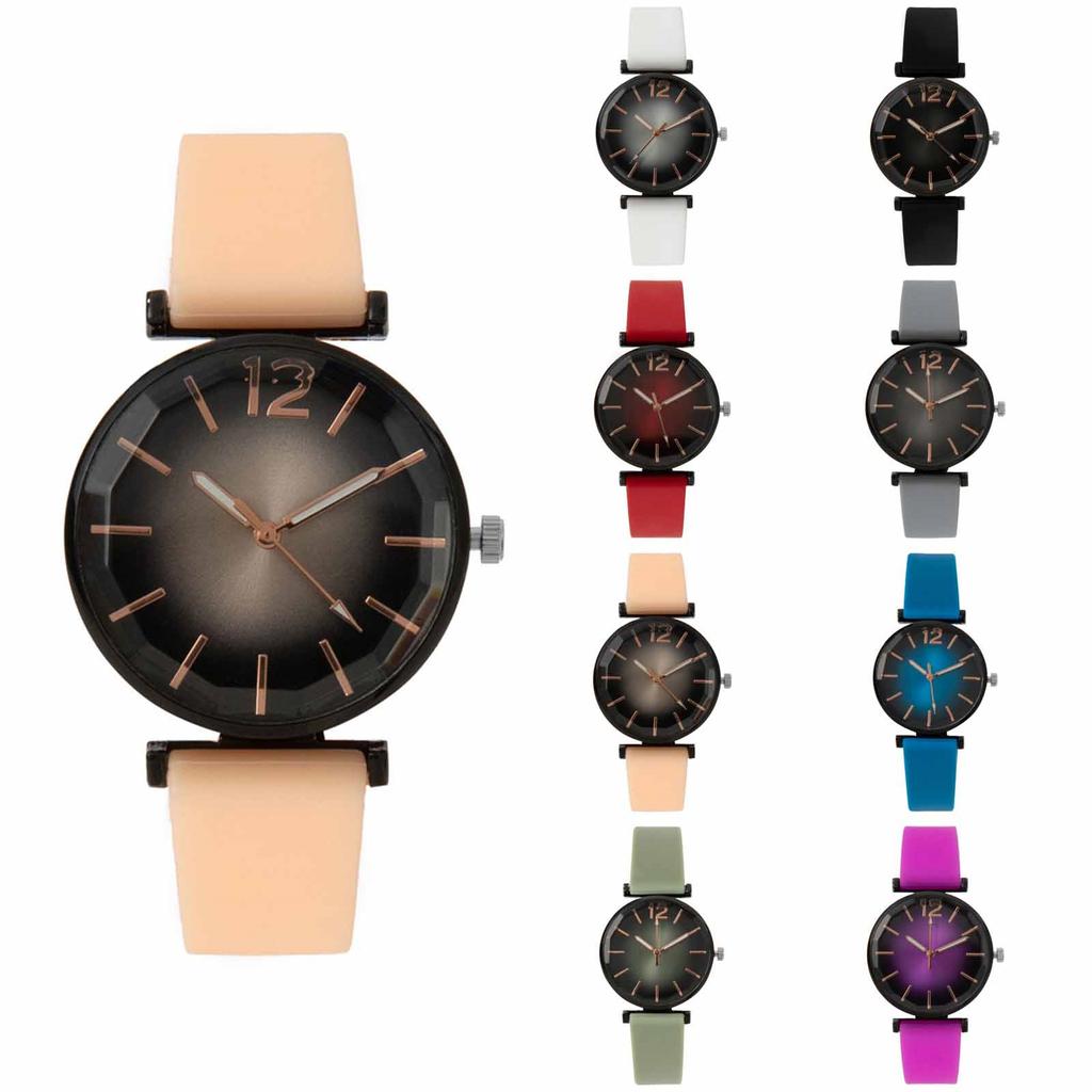 Dámské módní kožené hodinky
