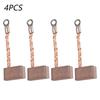 4pcs High Quality J465 Generic Carbon Brushes Wire Electric Motor Brush Replacement Leads Generator