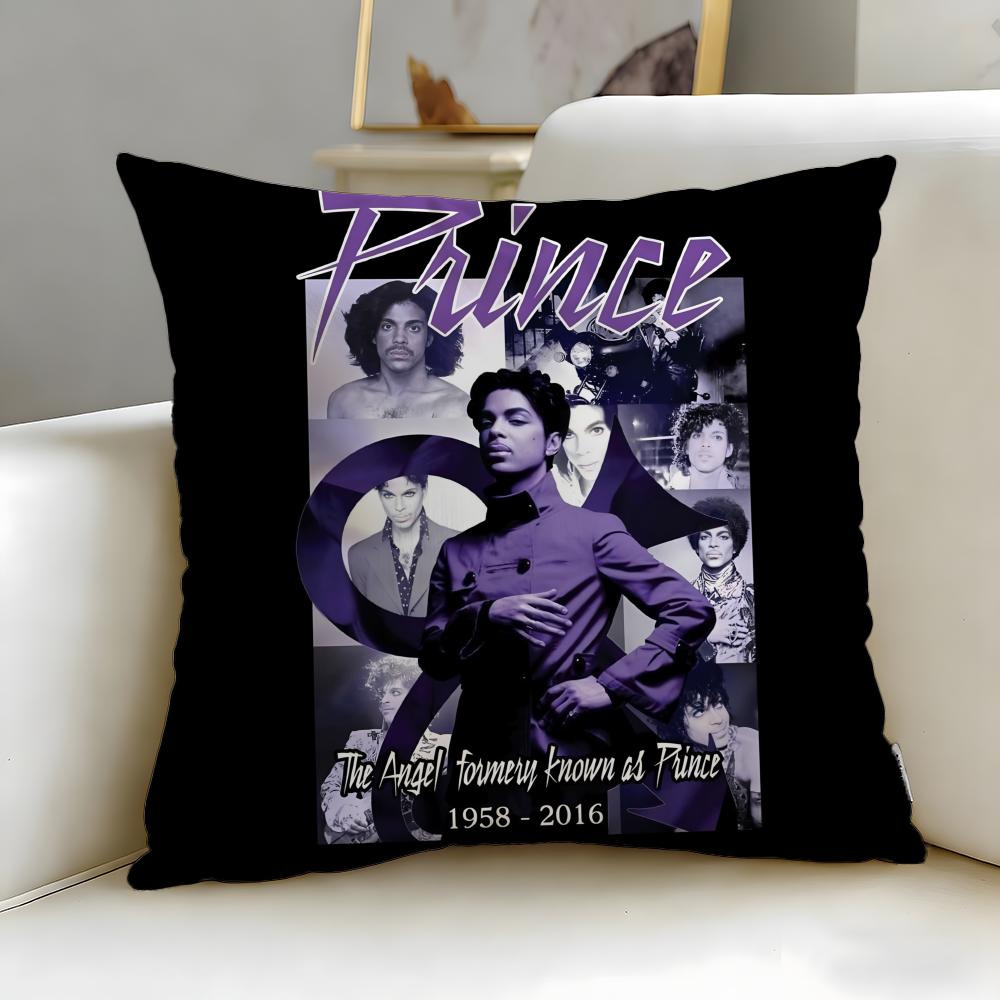 classic singer Prince Cushion Cover Soft & Easy-Wash Pillow Case – Versatile for Couch, Bed, Travel and Office