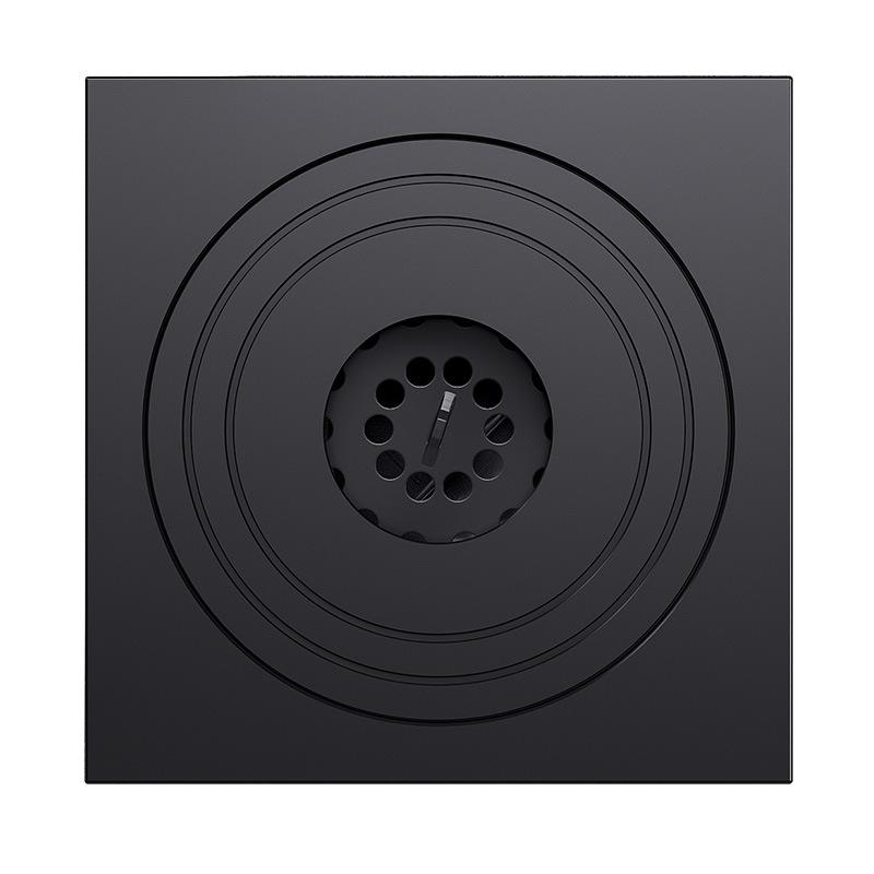Copper Bathroom Deodorant Square Floor Drain Black/Gray/Chrome/Nickel Bathroom Toilet Balcony Washing Machine Floor Drain 3 Inch