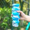 Portable Silicone Retractable Grenade Water Bottle 500ML Collapsible Sports Water Bottle Foldable Reuseable Drinking Cup Travel