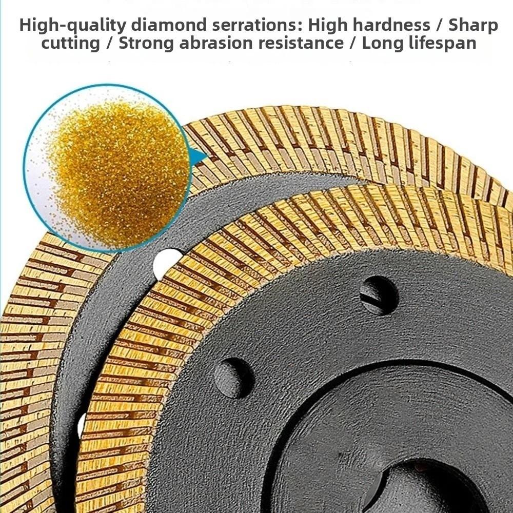 1PC Diamond Cutting Disc 105MM Sturdy Thin Diamond Saw Disc Rapid Cutting Durable Angle Grinder Cutting Disc Tiles Marble Etc